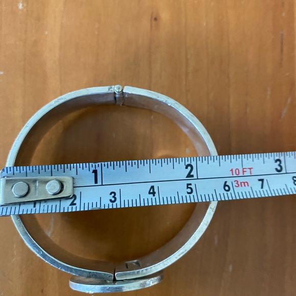 Heavy Silver Bangle - Picture 4 of 5